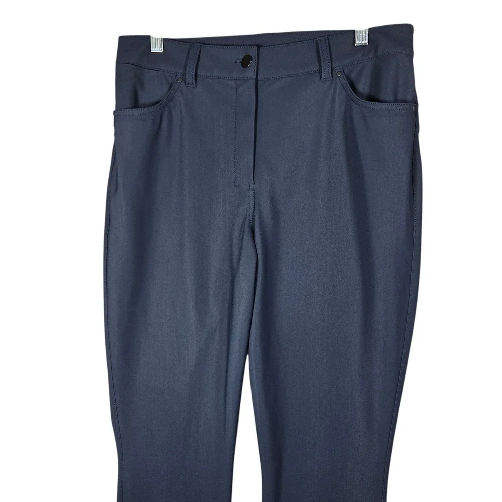 Lululemon City Sleek Slim-Fit HR Pant Women 31 Navy Blue High Rise LW5EJ8S